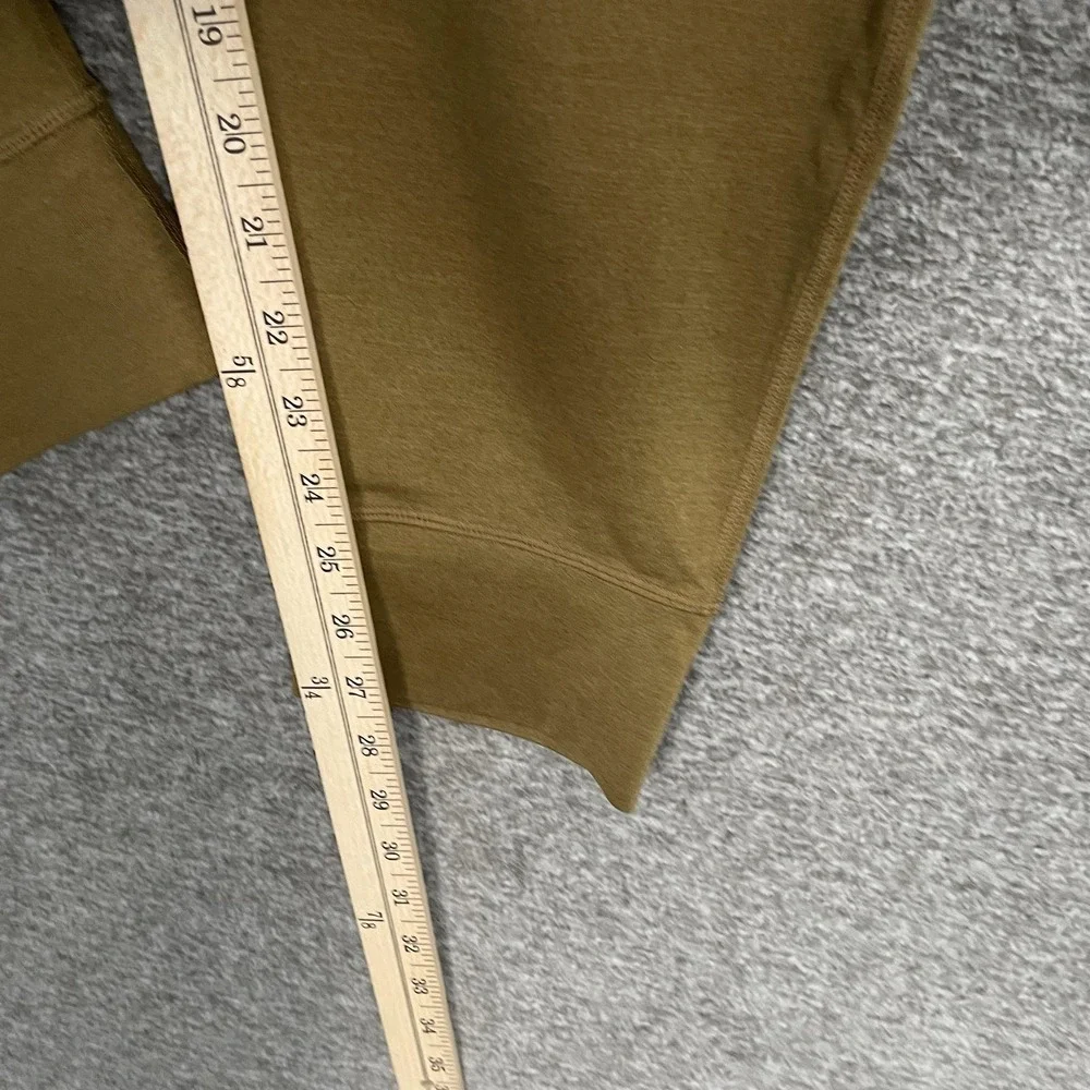 Vuori Sunday Performance Jogger Pants Mens XL Brown Knit Zip Pockets V416